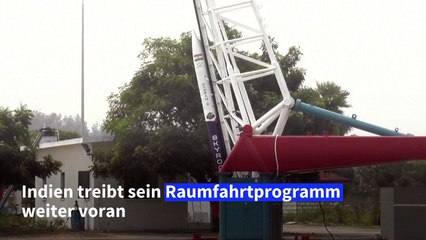 Erste privat entwickelte Weltraumrakete Indiens hebt ab