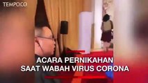 Virus Corona, Acara Pernikahan Viral Gunakan Hand Sanitizer