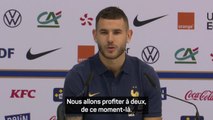 France - Lucas Hernandez évoque la concurrence avec son frère