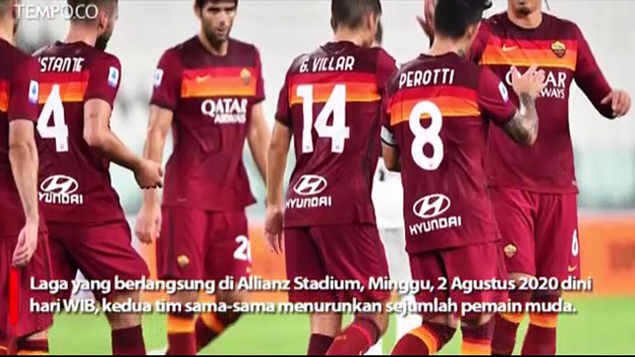 Tanpa Ronaldo, Juventus Kalah Lawan AS Roma