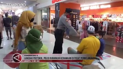 Langgar Protokol, Polisi akan Bubarkan Keramaian di Pusat Perbelanjaan