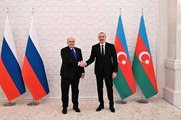Aliyev, Rusya Başbakanı Mişustin'i kabul etti