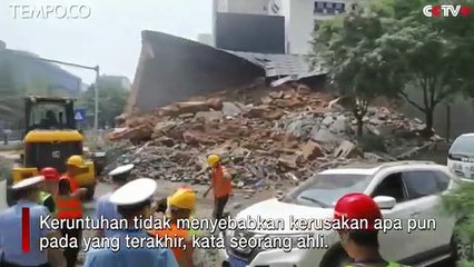 Tembok Kuno dari Dinasti Ming Runtuh di Cina, Melukai 4 Orang