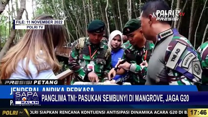 Para Kepala Negara Tanam Pohon, Panglima TNI: Pasukan Sembunyi di Mangrove untuk Pengamanan