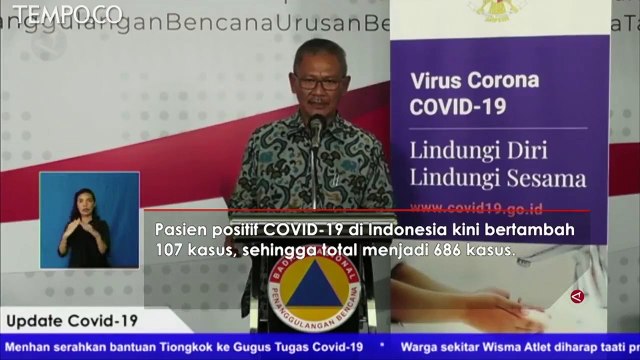 Bertambah Lagi 107 Kasus, Pasien Positif Covid-19 Kini 686