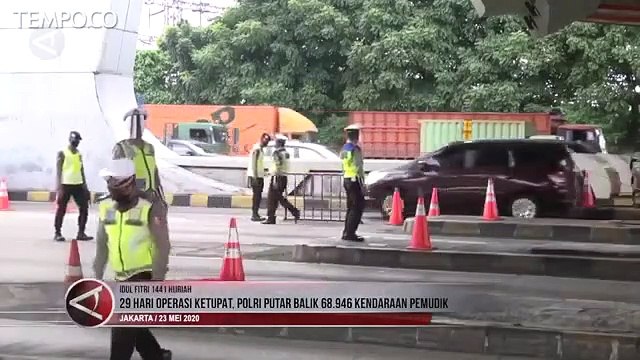 Polisi Putar Balik Hampir 69 Ribu Kendaraan yang Nekat Mudik
