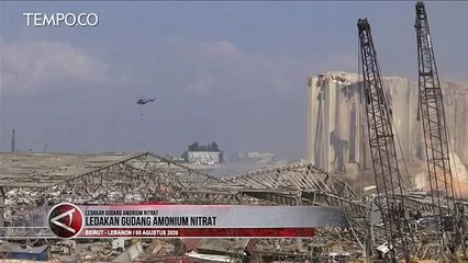 Area Pelabuhan Beirut Rusak Parah Akibat Ledakan