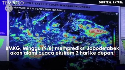BMKG Sebut Jabodetabek Alami Cuaca Ekstrem Tiga Hari ke Depan