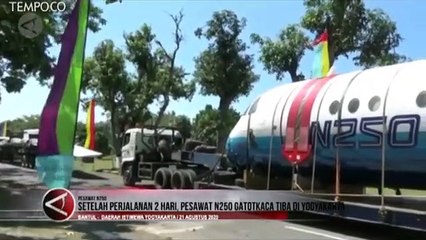 Pesawat N250 Gatotkaca Melengkapi Koleksi Museum Pusat Dirgantara Mandala