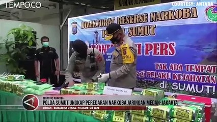 Polda Sumut Bongkar Peredaran Narkoba Jaringan Medan-Jakarta