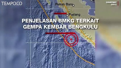 Gempa Bengkulu Disebut Kembar, Begini Penjelasan BMKG