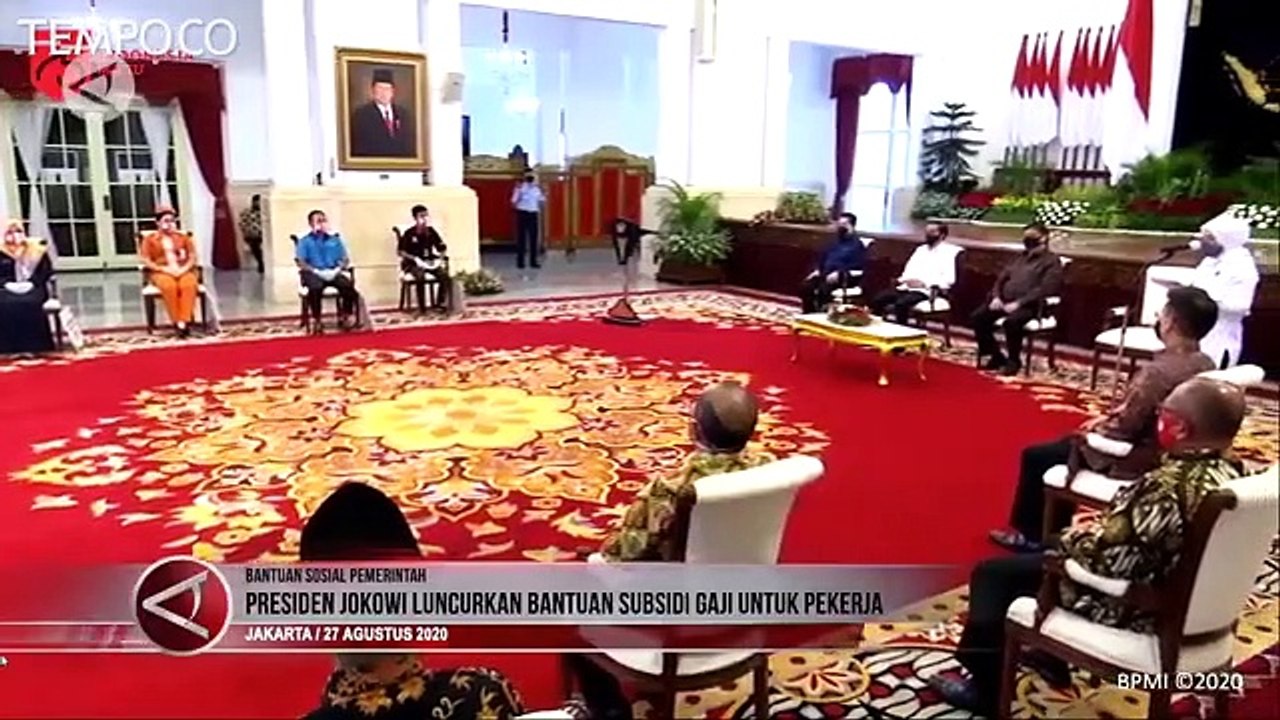 Presiden Jokowi Luncurkan Subsidi Bagi Pekerja Bergaji Dibawah Rp 5 Juta
