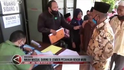 Catat Rekor MURI, 1000 Pasangan Ikuti Nikah Massal Secara Daring
