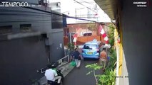 Video CCTV Pengemudi Ojol Diduga Menjadi Korban Hipnotis di Grogol