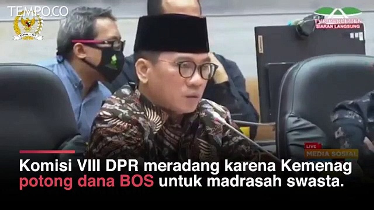 Dpr Protes Menteri Agama Potong Dana Bos Rp 100 Ribu Per Siswa 60 Seconds Video Dailymotion 0422