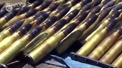 TNI AD Gelar Latihan Menembak Senjata Berat di Pandanwangi