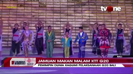 Momen Meriah Gala Dinner G20 di GWK, Jokowi Diapresiasi Pemimpin Negara Lain _ Kabar Khusus tvOne