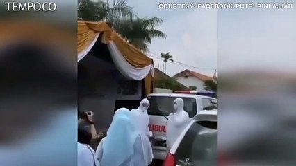 Ambulans Dipakai Seserahan Pernikahan di Palembang, Alasannya Agar Viral di Medsos