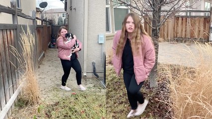 Nevada mom trying to pull off a wholesome puppy surprise gets annoyed due to daughter's lack of cooperation