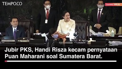 Jubir PKS Kecam Pernyataan Puan Soal Sumatera Barat | 60 Seconds