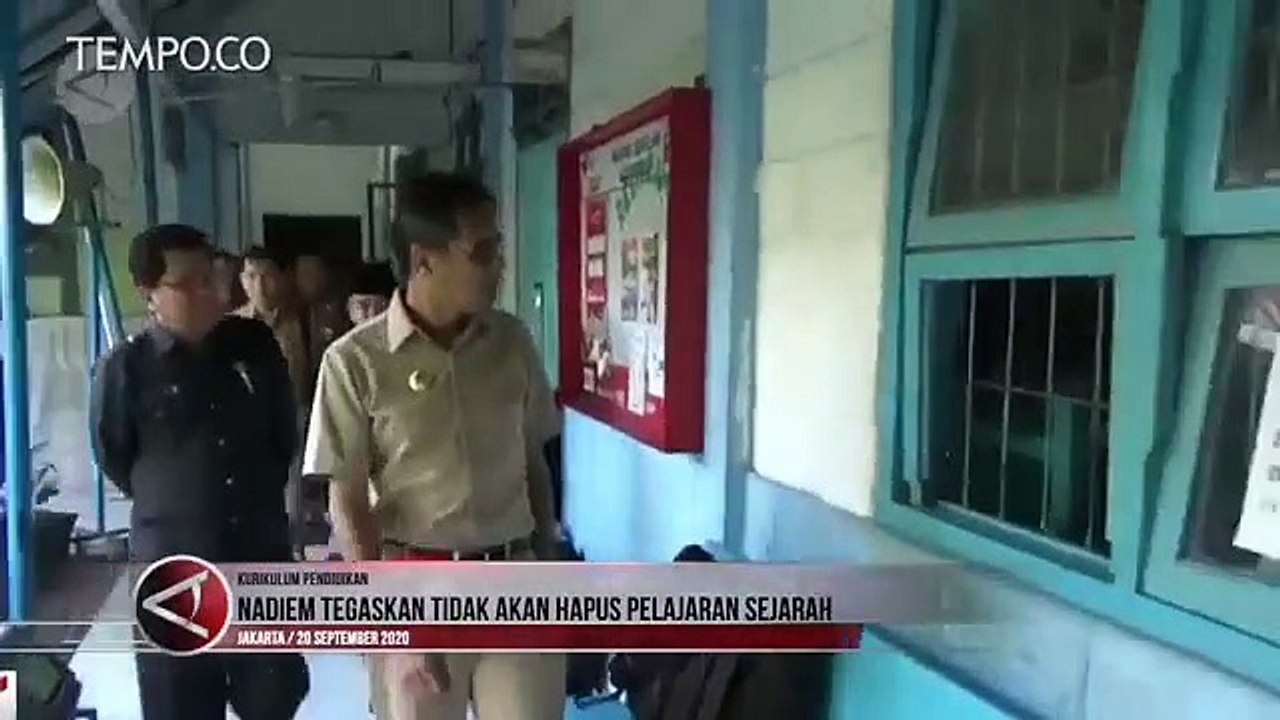 Nadiem Tegaskan Tidak Akan Hapus Pelajaran Sejarah