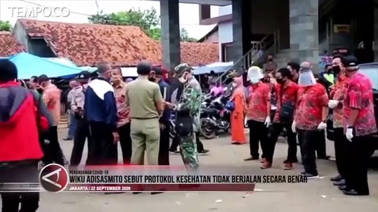 Satgas Covid-19: Protokol Kesehatan Tidak Berjalan Benar