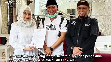 DJ dan Penyanyi Nathalie Holscher Mualaf, Ada Netizen Mau Kirim Mukena Sutera