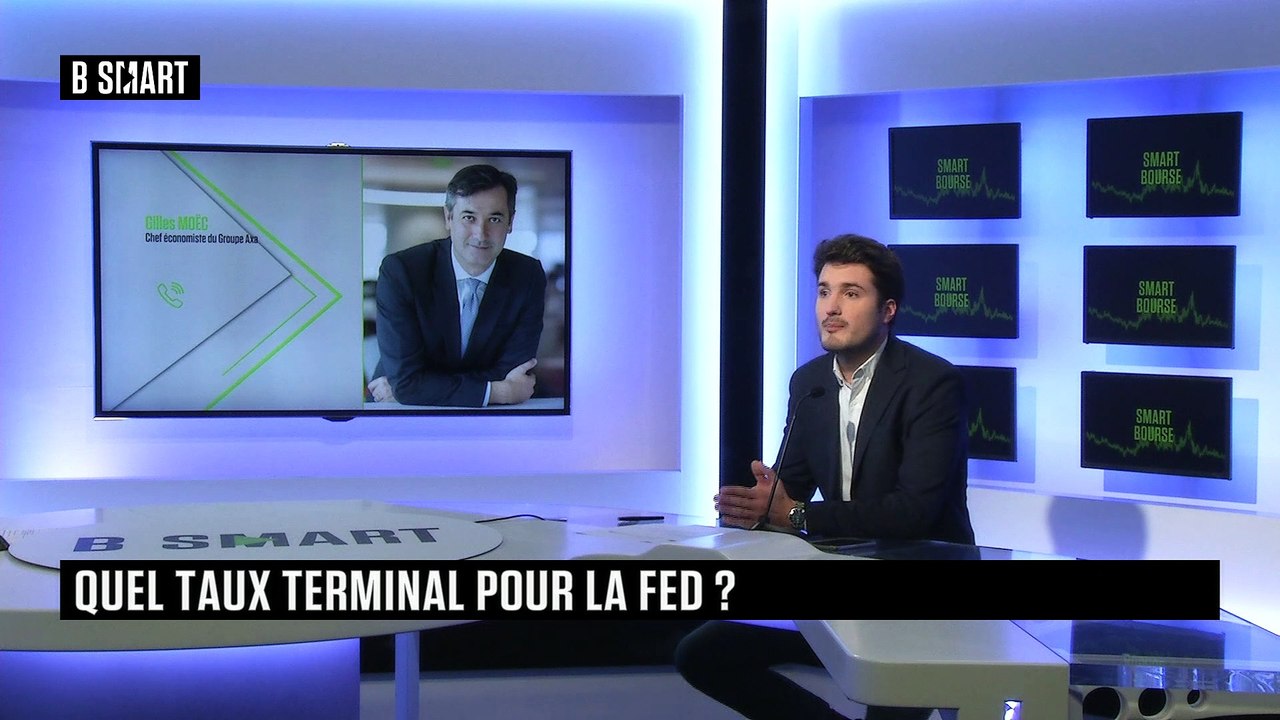 SMART BOURSE - L'invité de la mi-journée : Gilles Moëc (Groupe Axa)