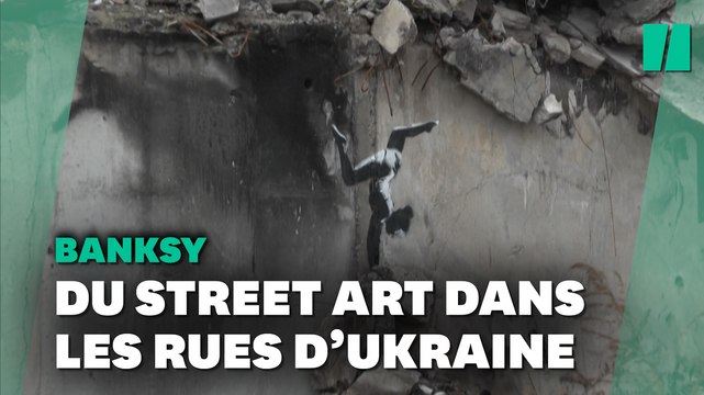 Banksy dévoile six nouvelles œuvres en Ukraine