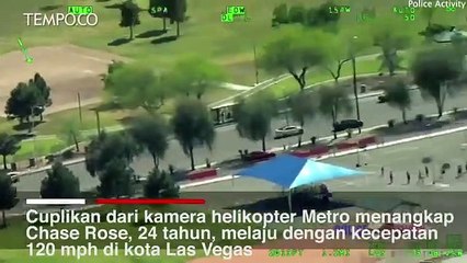 Momen Dramatis, Polisi Tembak Mati Tersangka Pencuri Mobil di Las Vegas