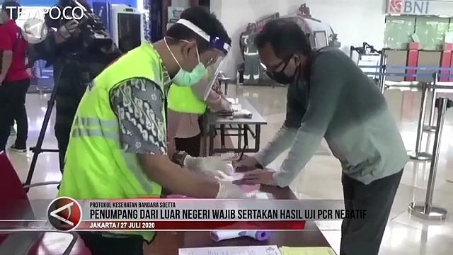 Penumpang dari Luar Negeri Wajib Sertakan Hasil Uji PCR Negatif