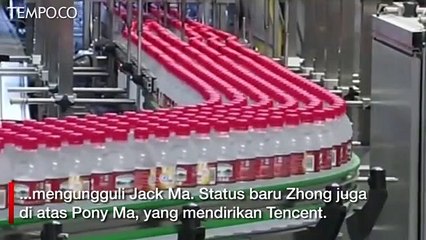 Juragan Air Botol Zhong Shanshan Salip Jack Ma Jadi Orang Terkaya di Cina
