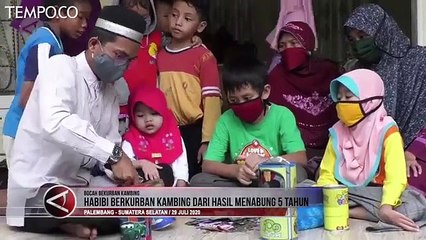 Bocah di Palembang Menabung 5 Tahun untuk Kurban Kambing