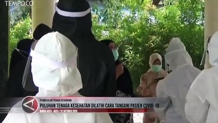 Perawat dan Dokter Muda Dilatih Menangani Pasien COVID-19