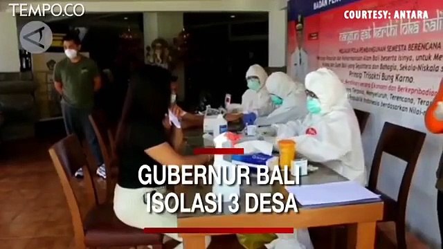 Kasus Positif Covid-19 Masih Terjadi, 3 Desa di Bali Diisolasi