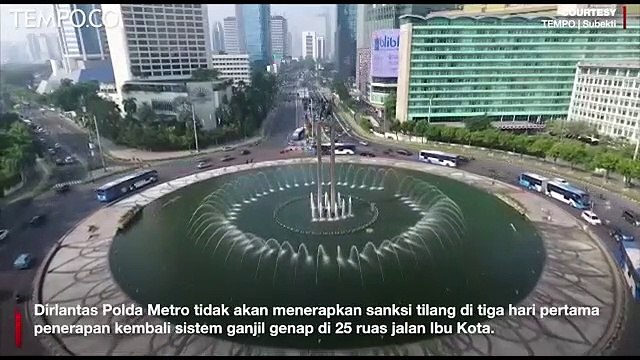 Ganjil Genap Kembali Diterapkan, Sanksi Tilang Ditiadakan di 3 Hari Pertama