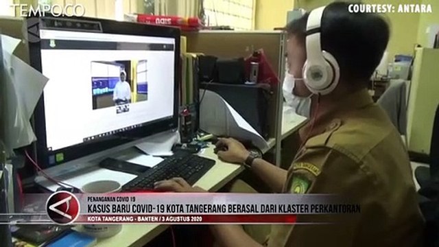 Kasus Baru Covid-19 Kota Tangerang Berasal dari klaster Perkantoran