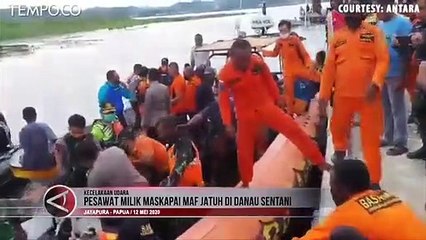 Pesawat Milik Maskapai MAF Jatuh di Danau Sentani, Pilot Tewas