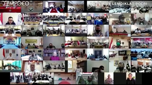 Deklarasi Pencanangan Pembangunan Zona Integritas Lemdiklat Polri