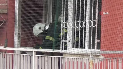 Burdur'da çıkan yangında ev kullanılamaz hale geldi