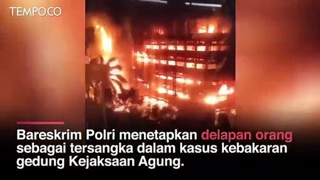Bareskrim Tetapkan 8 Tersangka Kasus Kebakaran Gedung Kejaksaan Agung | 60 Second