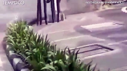 Suara Ledakan dan Kepulan Asap dari Gorong-gorong Depan Pintu Masjid Istiqlal