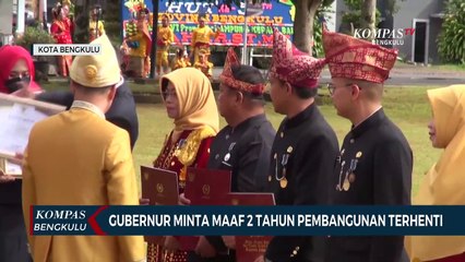 Gubernur Minta Maaf 2 Tahun Pembangunan Terhenti