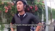 Viral, Pesepeda Mengaku Dibegal di Kuningan, Jakarta Selatan, Ponsel Dirampas