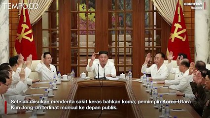 Diisukan Sakit Keras, Pemimpin Korut Kim Jong Un Pimpin Rapat