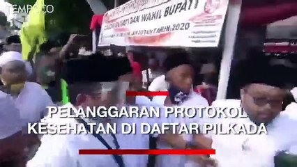 Bawaslu: 243 Pelanggaran Protokol Kesehatan Saat Pendaftaran Pilkada