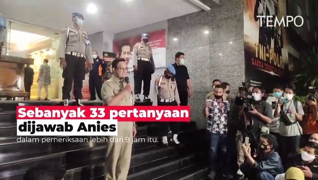 Diperiksa Polda Metro Jaya Soal Kerumunan Massa Rizieq Shihab, Begini Kata Anies