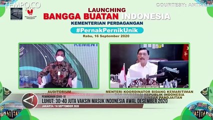 30-40 Juta Vaksi Masuk Indonesia Awal Desember 2020