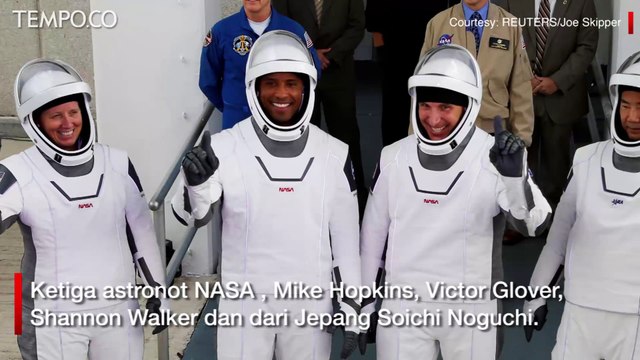 SpaceX Crew Dragon Sukses Bawa 4 Astronot ke Stasiun Luar Angkasa