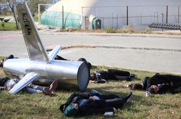 Çanakkale'de uçak kazası tatbikatı gerçekleştirildi